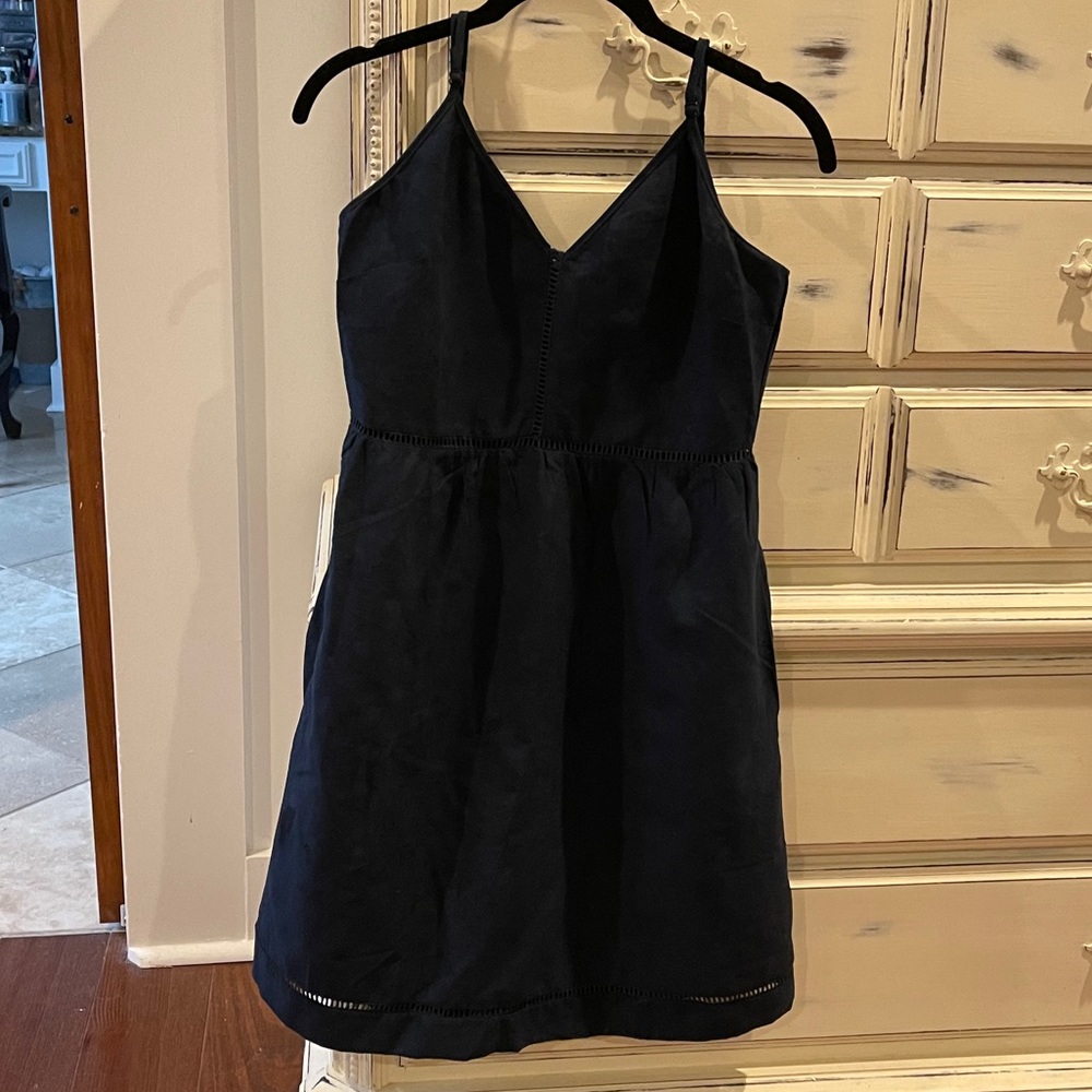 C Luce Soft suede like navy dress